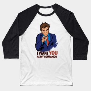 Doctor Who Want You Baseball T-Shirt